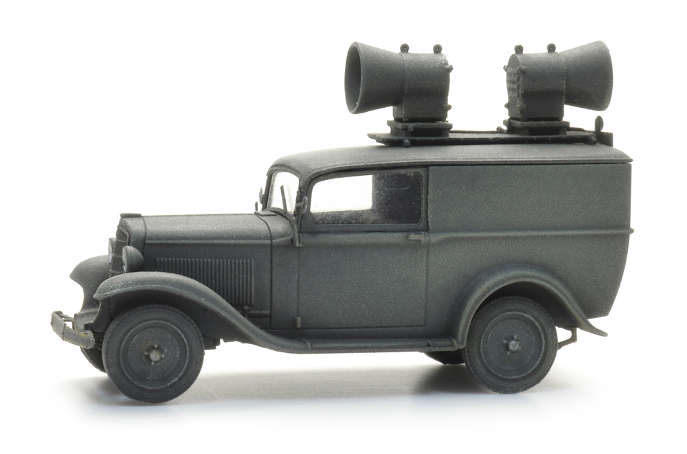 Artitec 1720031 Bausatz - Opel P4 Lautsprecherwagen