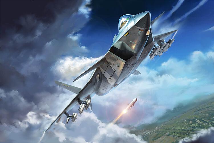 755821 Chinese J-20 Mighty Dragon-Beast Mode