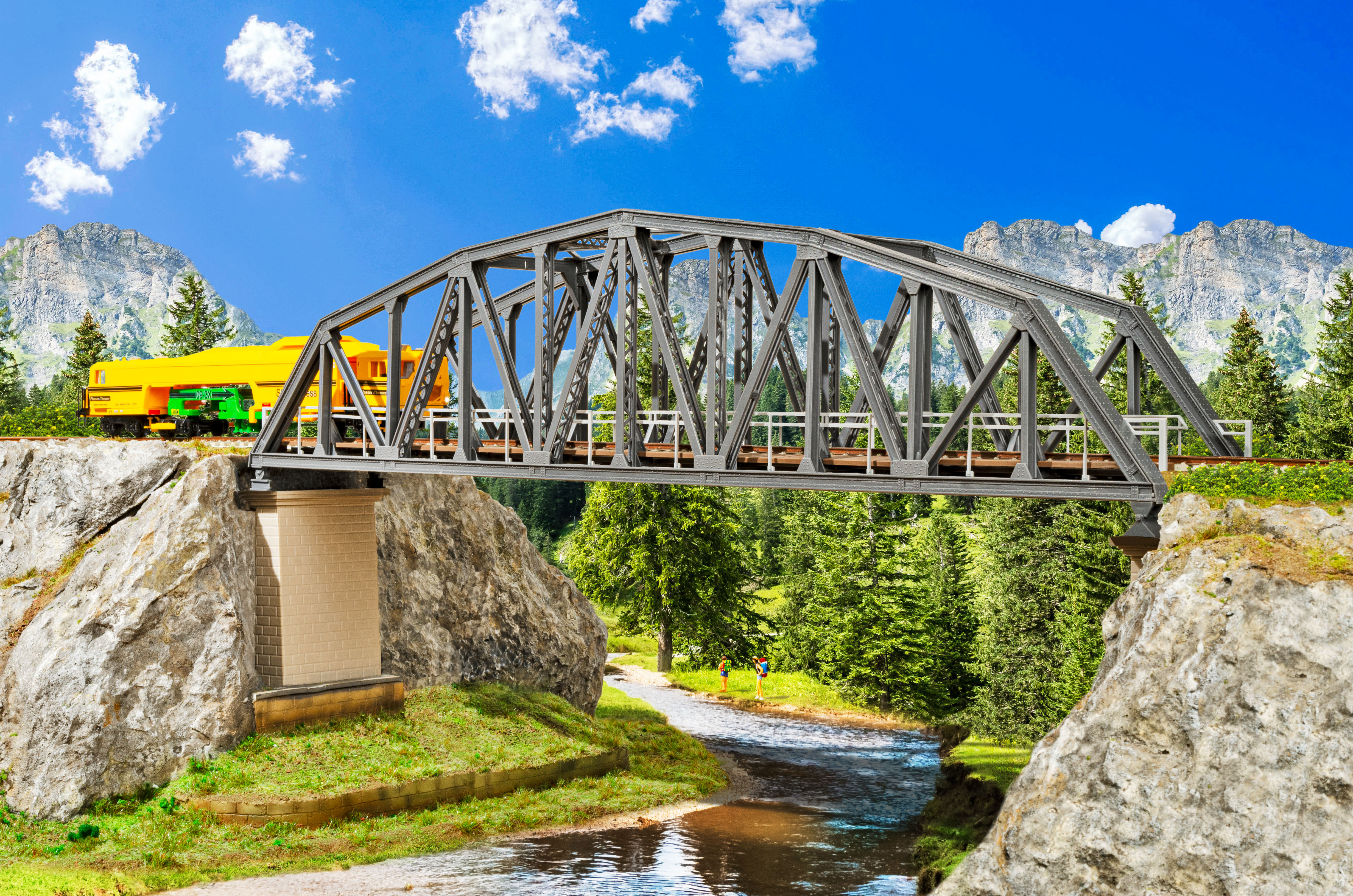 Kibri 39700 Stahlbogenbrücke, eingleisig