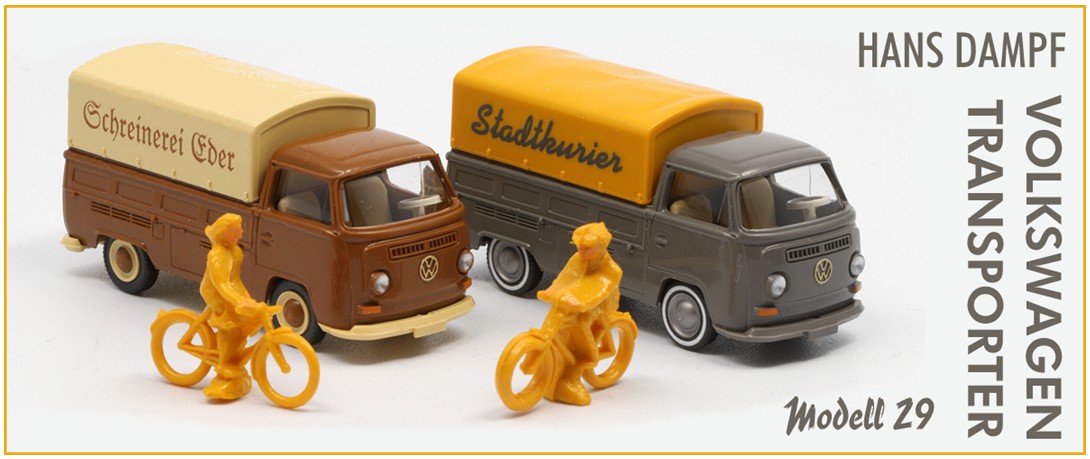 899742 Modellset 29: VW T2 Pritsche Hans Dampf