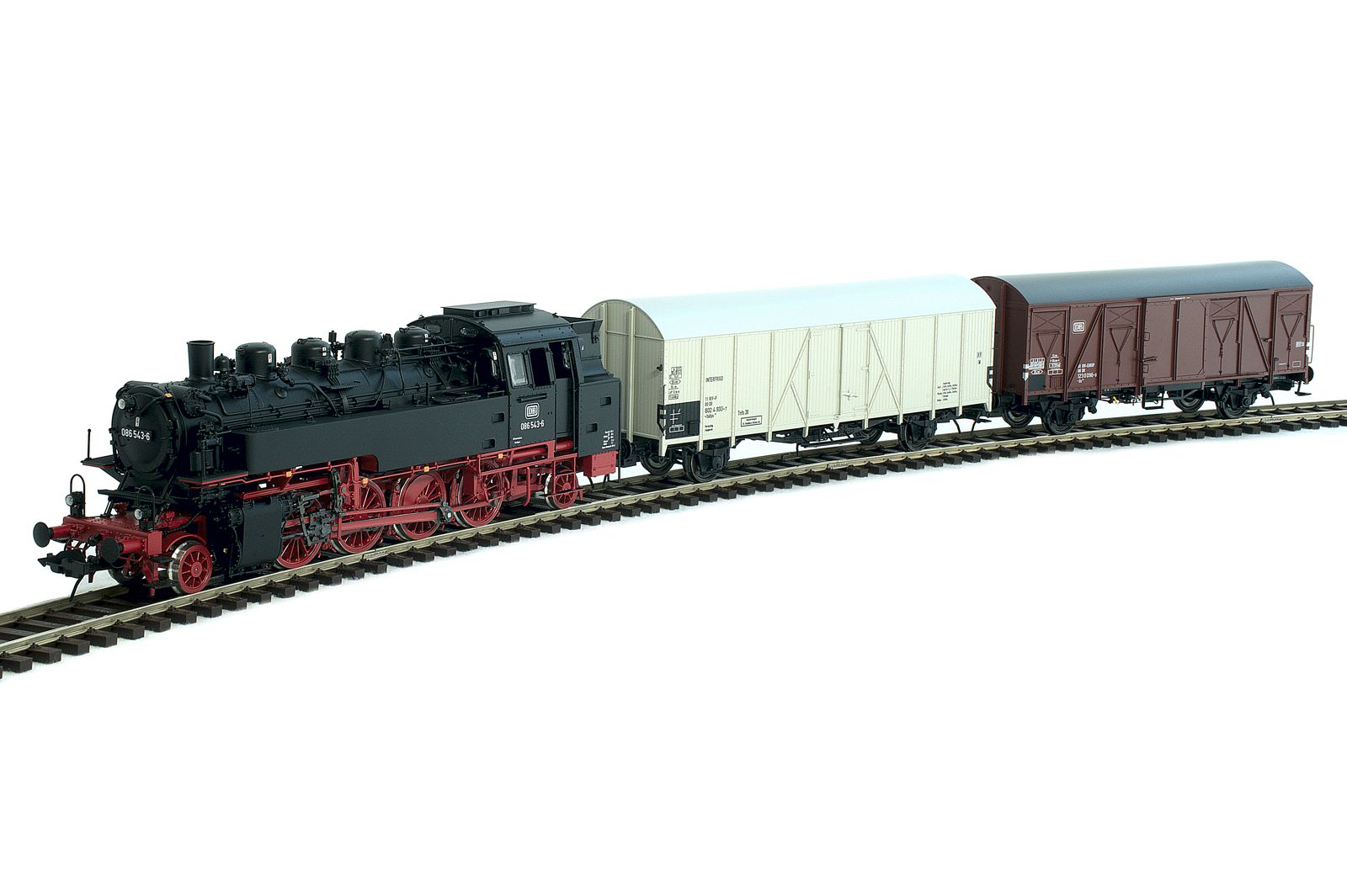 43286-81 Zug-Set DB BR086 543-6 Ep.4 + 2 Güterwg