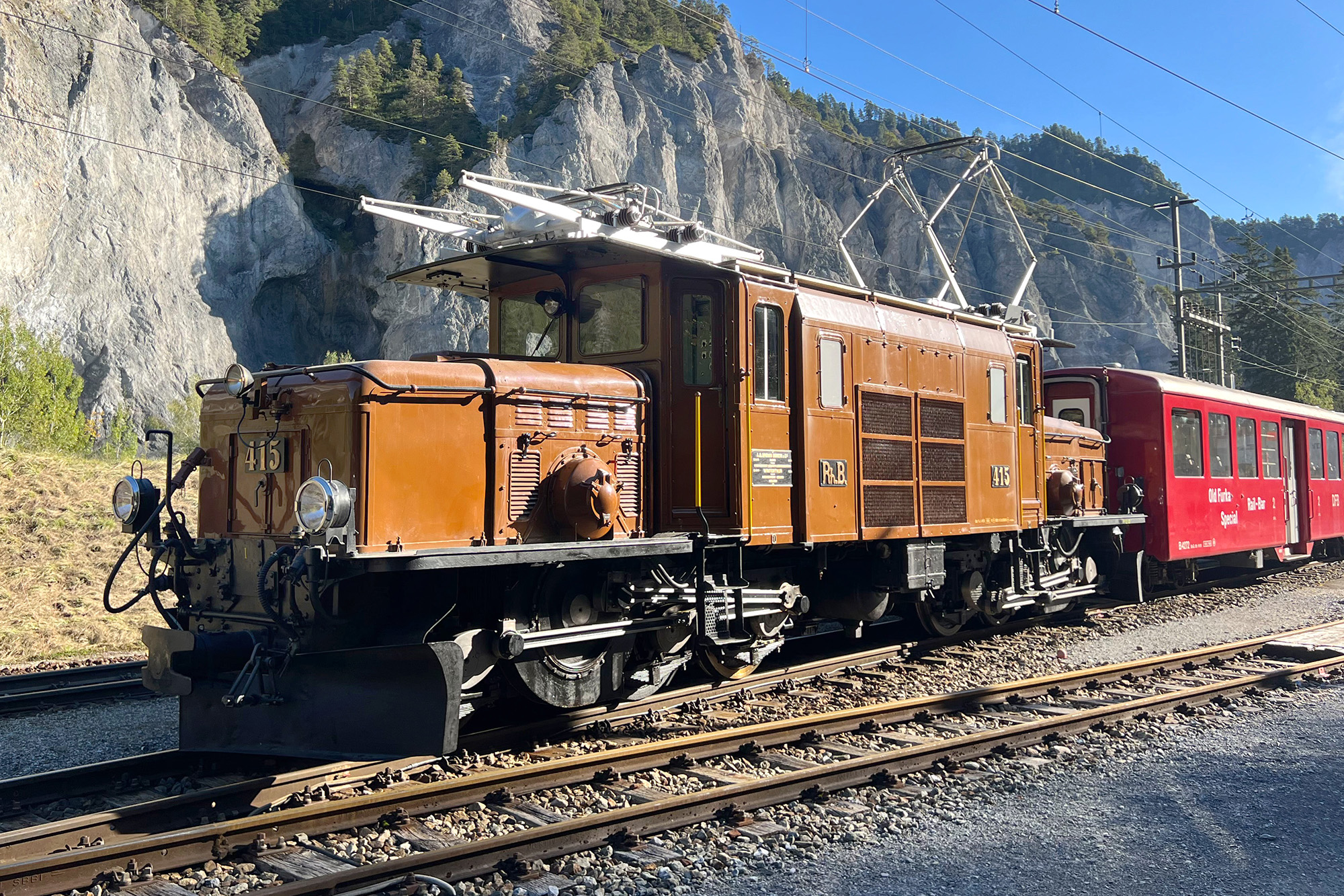 1255155 RhB Ge 6/6 I 415 "Rhätisches Krokodil