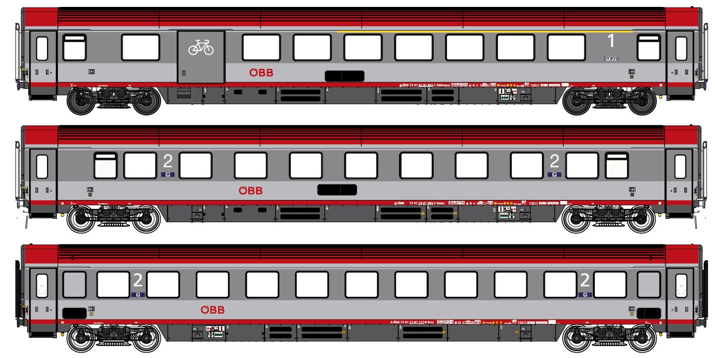 47705 ÖBB Personenwagen-Set 3-tlg. Ep.6b