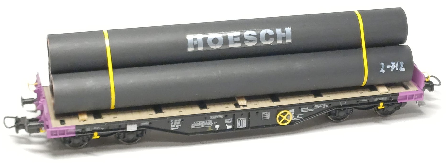LOEWE 2557 Ladegut Stahlrohre HOESCH 140 mm