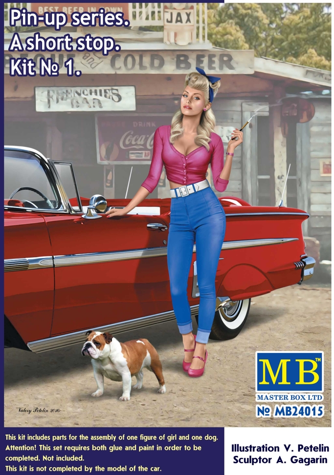 MB24015 Pin-up series. A short stop. Kit No. 1