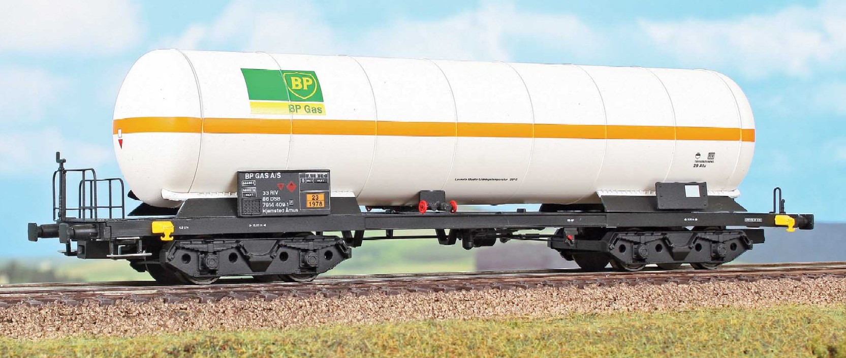 40181 DSB BP Gaskesselwagen 4-achs Ep.4/5
