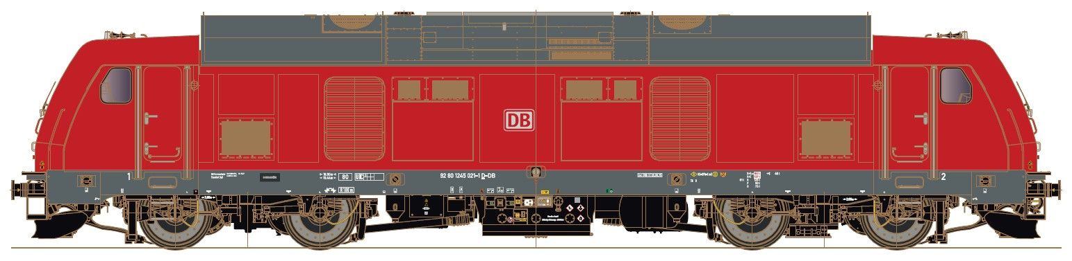 50145-02 DB Diesellok BR 245 021 Ep.6