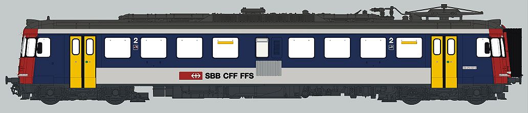 17557 SBB Triebwagen RBe 4/4 Ep.5 AC