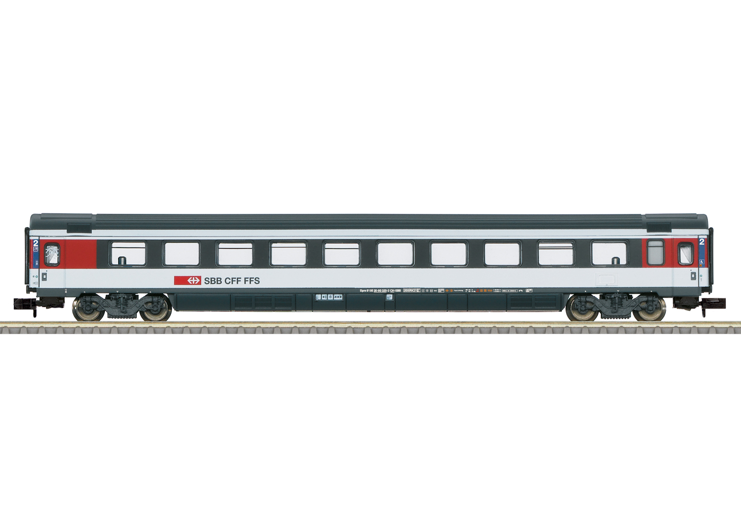 18621 SBB EuroCity-Wagen Bpm 2.Kl. Ep.6