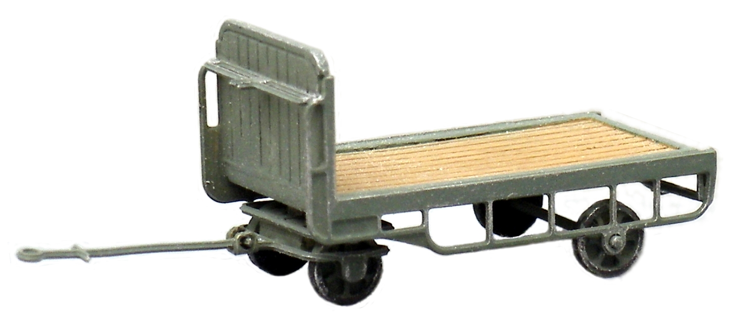 387.32-GN Anhänger Bahnsteigkarre grün