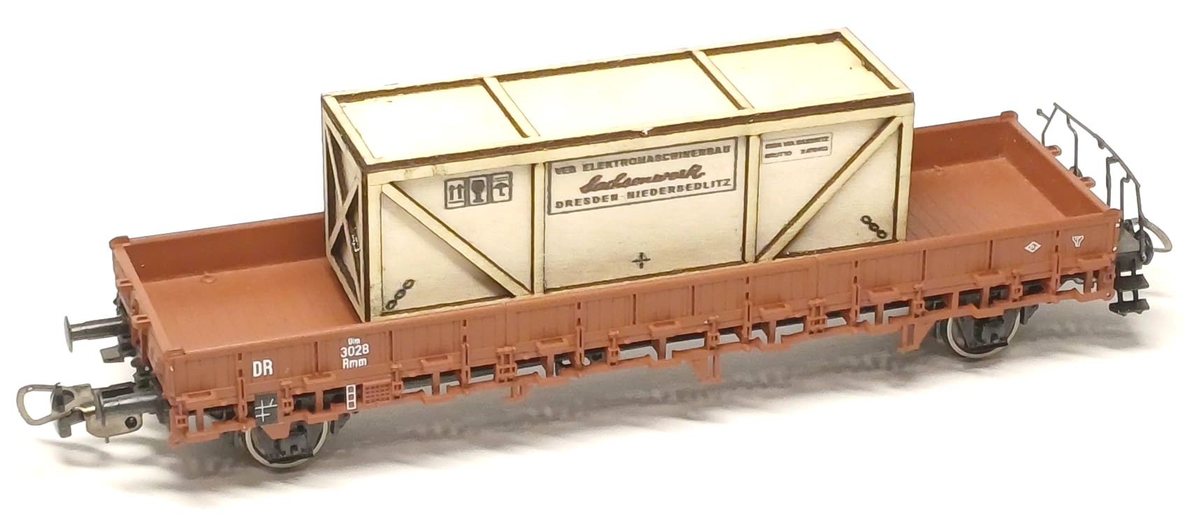 LOEWE 2561 Ladegut Überseekiste SACHSENWERK 70 mm