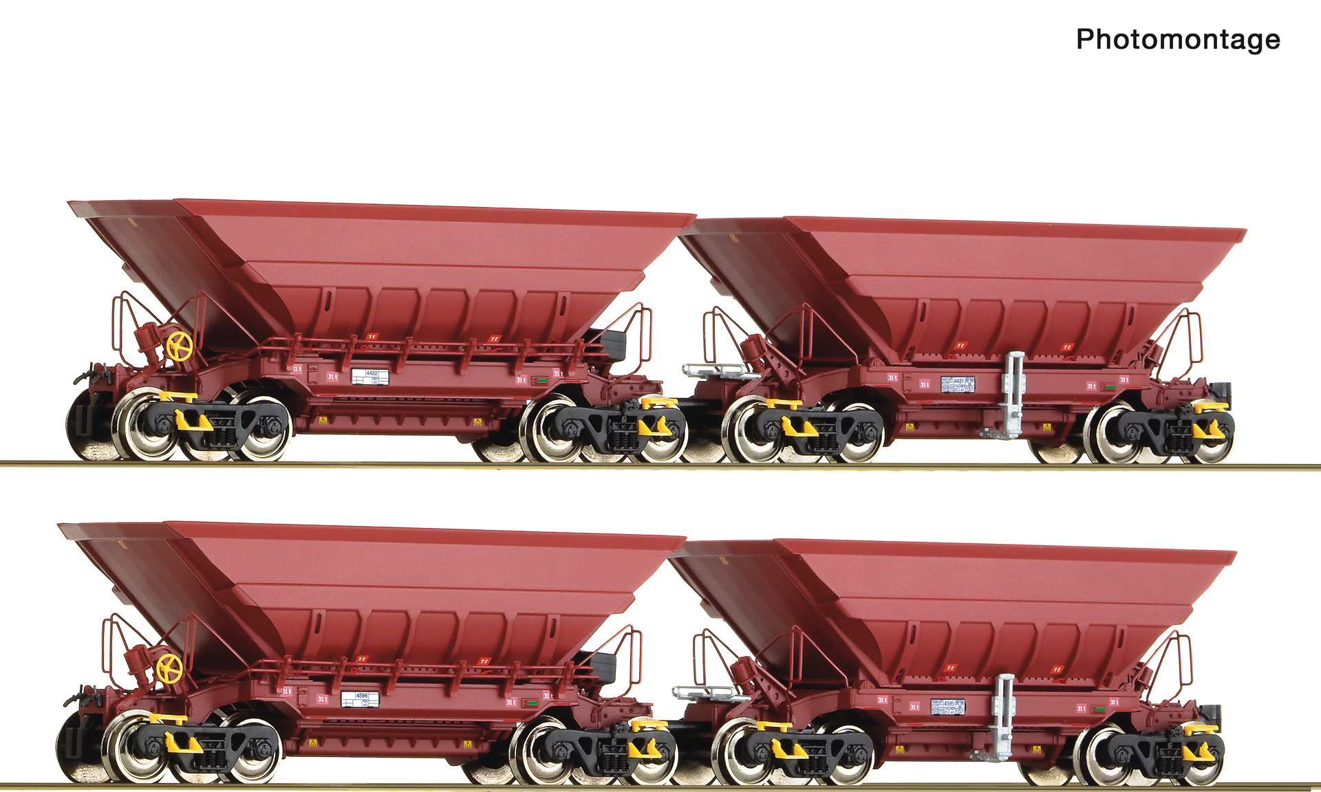 6600386 LKAB Erzwagen-Set 4-tlg. Ep.6