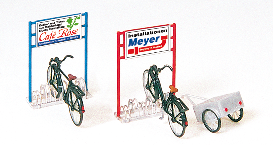 17163 Fahrradständer, Fahrräder,