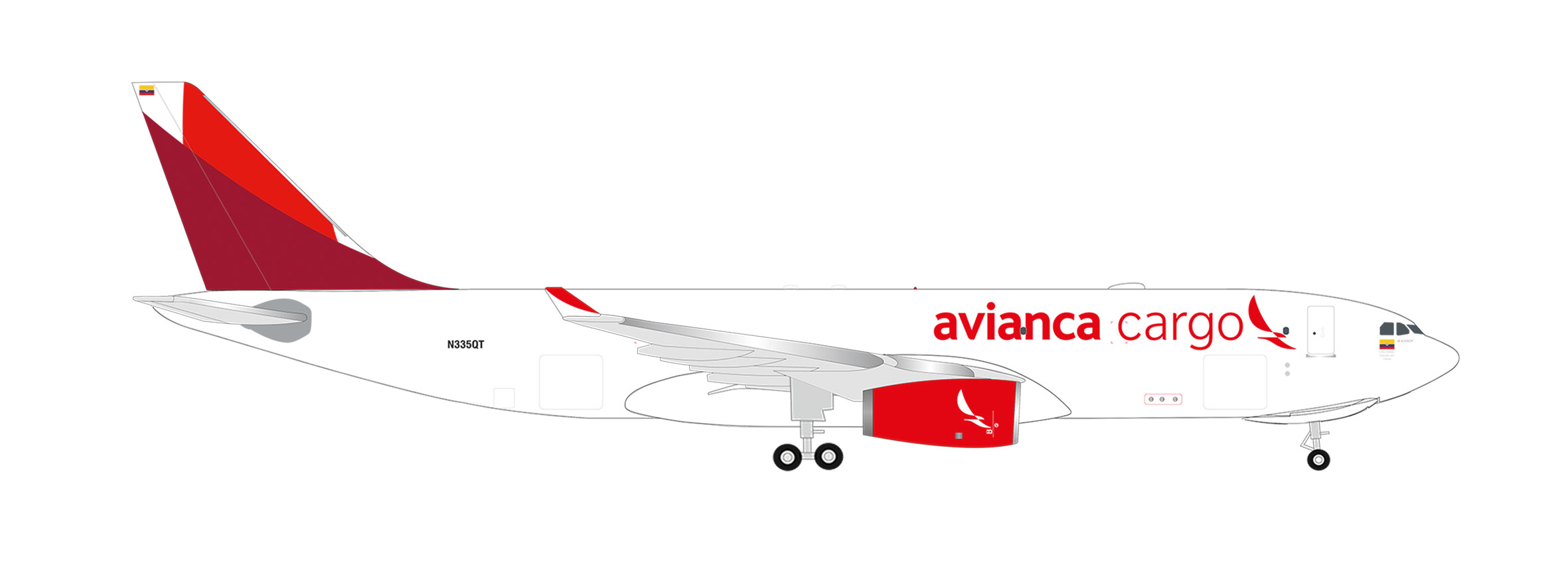526180-001 Airbus A330-200F Avianca Cargo