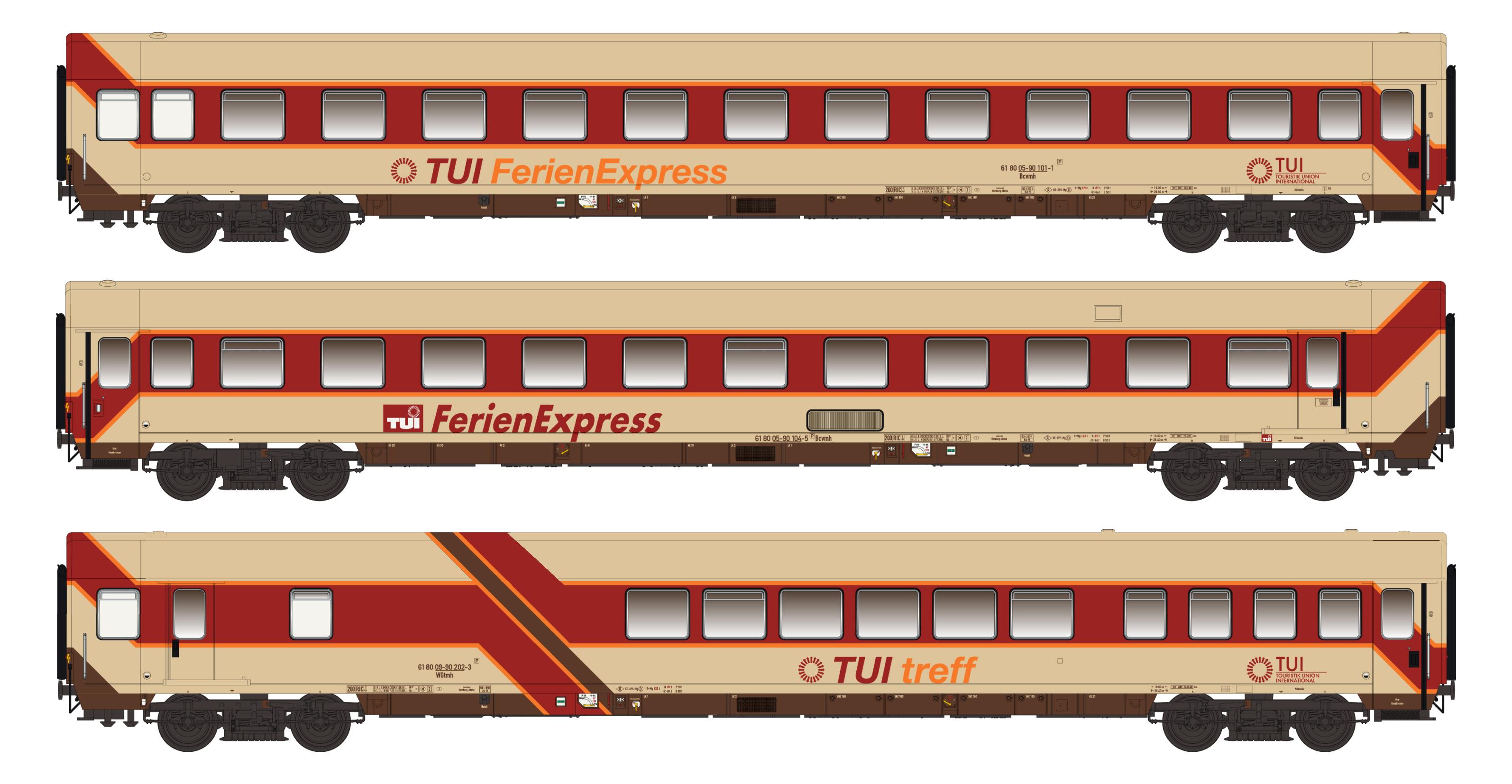 96032AC TUI Ferienexpress 3-tlg. Ep,4 - Set 2 AC