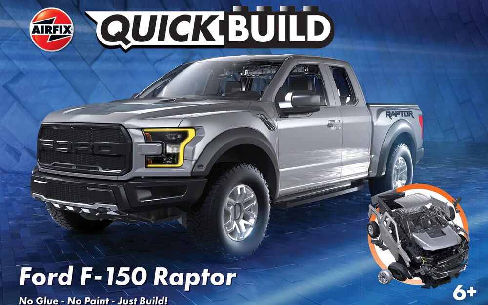 J6053 Quick-Build: Ford F-150 Raptor - Grey