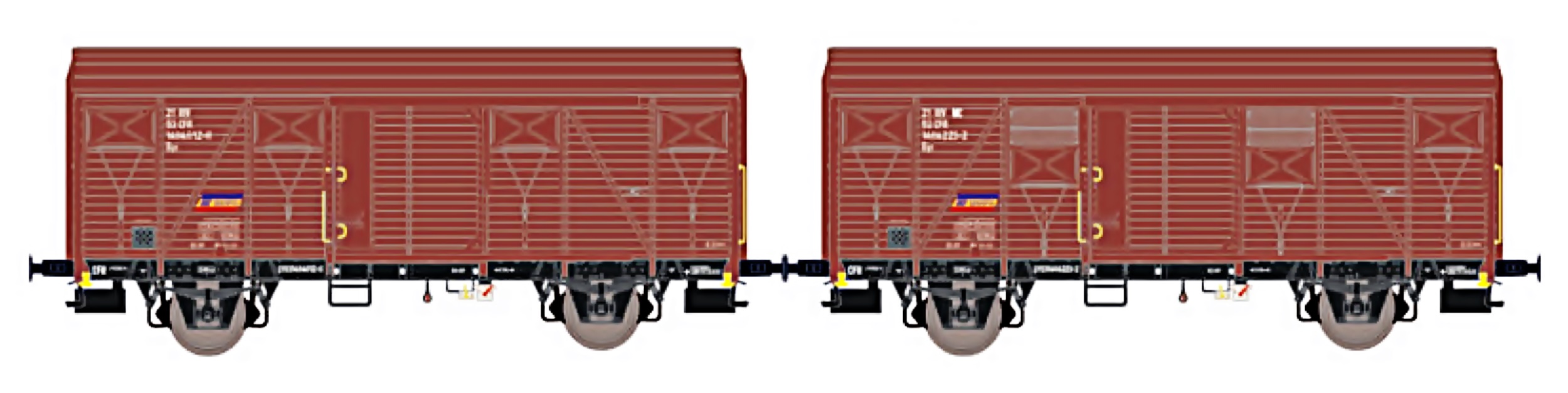 EX20953 CFR Marfa ged.Güterwg Set 2.tlg Ggs Ep.5