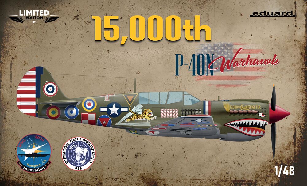11193 15,000th P-40N Warhawk EDUARD-LIMITED