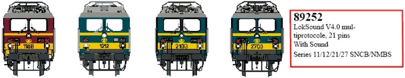 89252 LokSound V4.0 für Serie 11/12/21/27