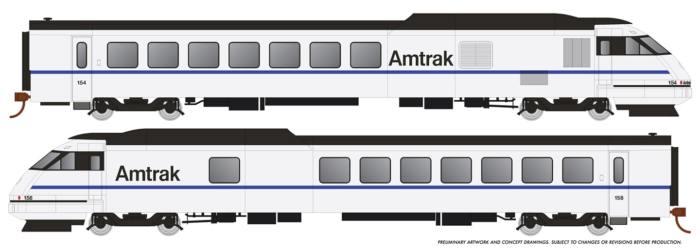 25006 Amtrak Triebzug RTL Turboliner