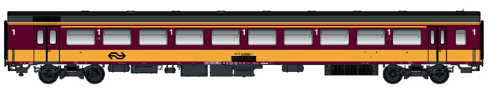 44261 NS Benelux Reisezugwagen ICR A10 Ep.4/5