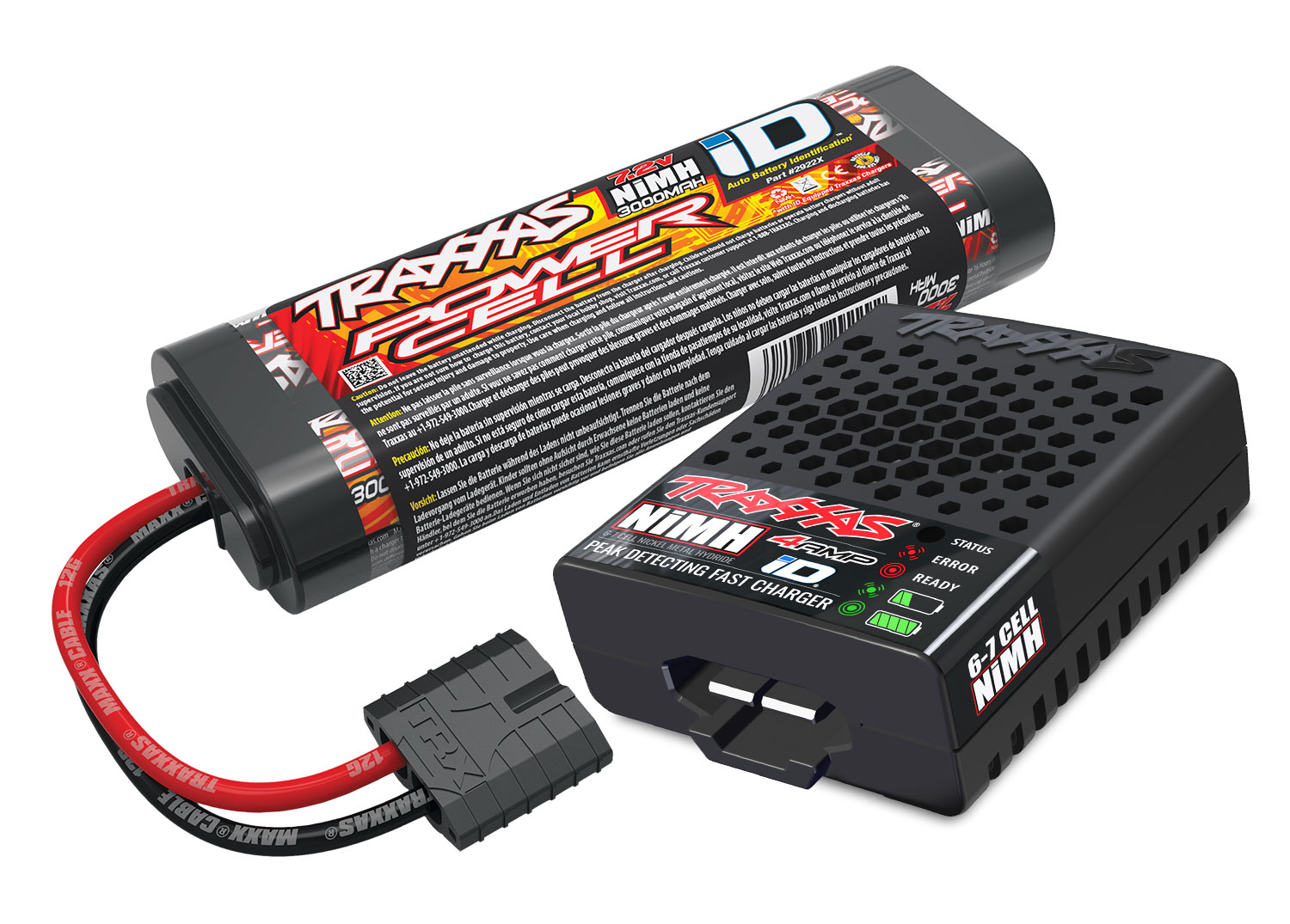 TRX38104-8ORNG BLAST weiß/orange 23-Zoll Rennboot