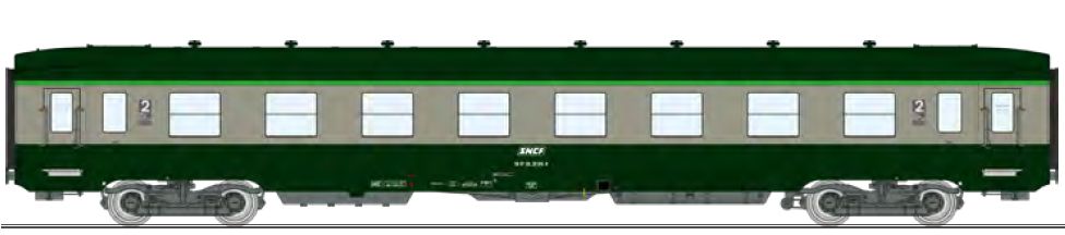 VB-398 SNCF Reisezugwagen DEV AO 2.Kl. Ep.4/5
