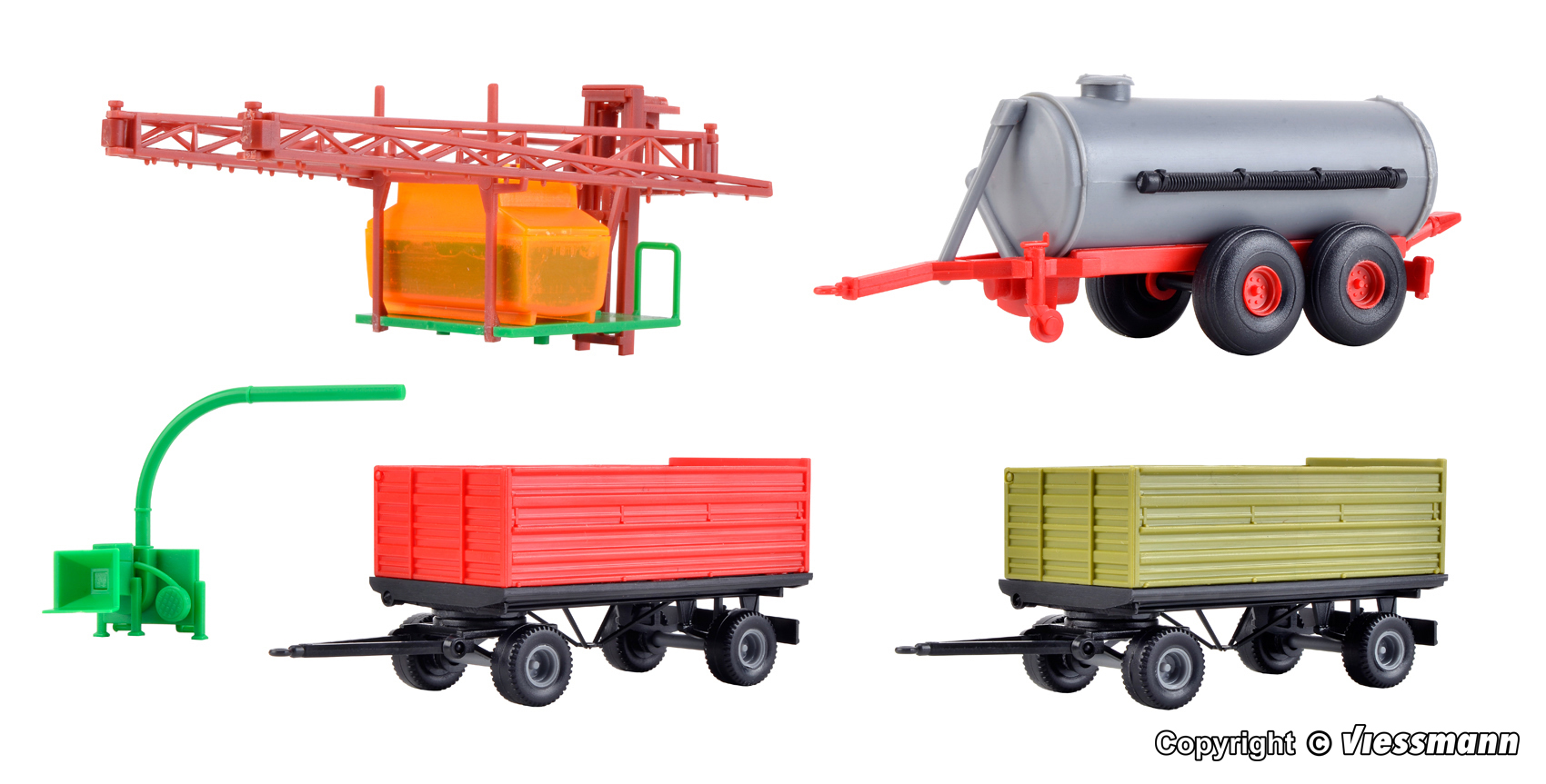 12996 Landwirtschaftliches Anhänger-Set 5-tlg