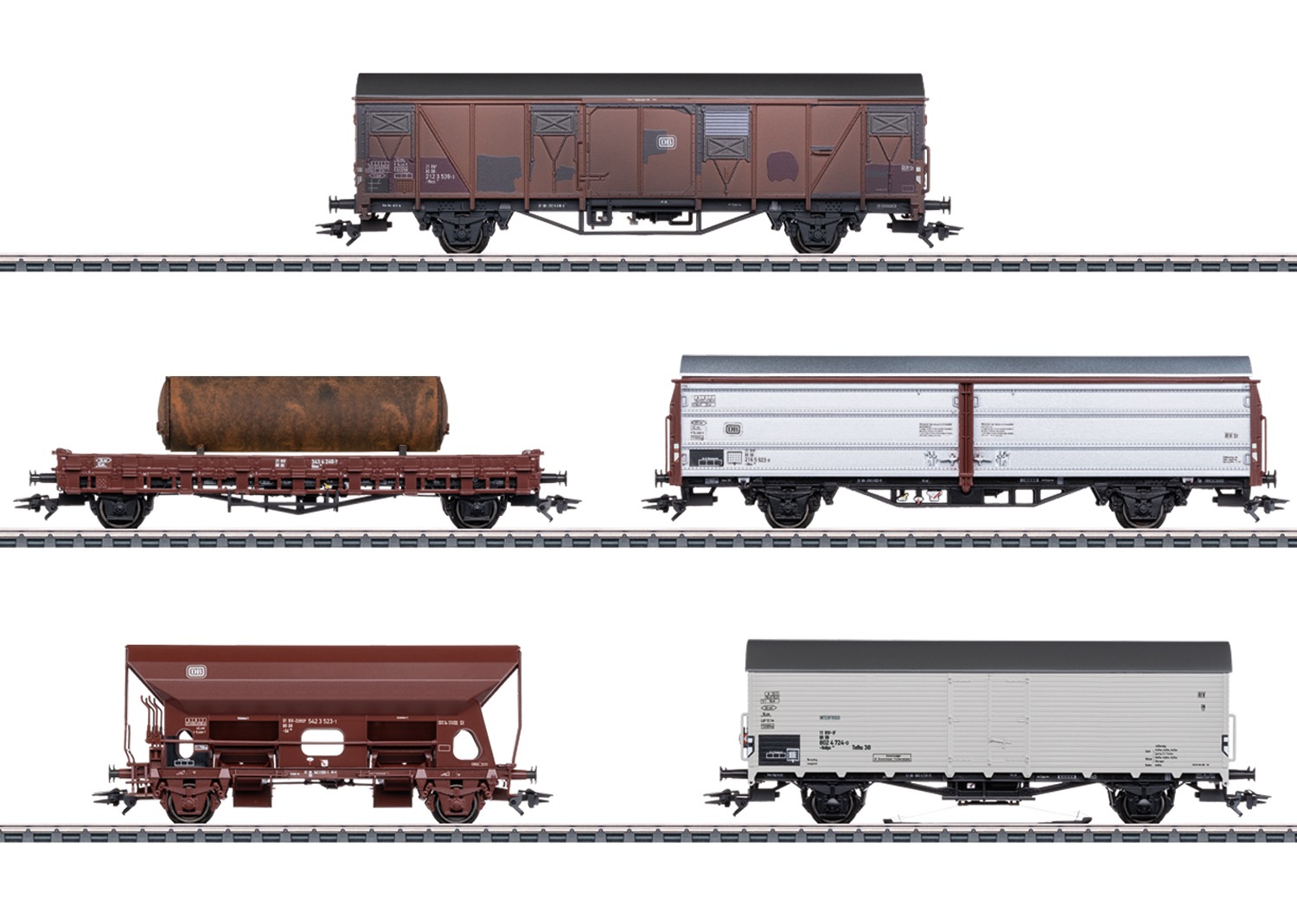 Märklin 47371 DB Güterwagen Set 5tlg. Ep.4