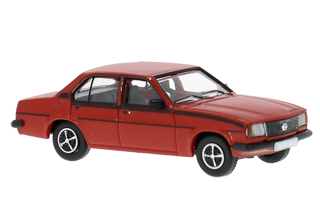 PCX870815 Opel Ascona B J rot m. schwarzem Dekor