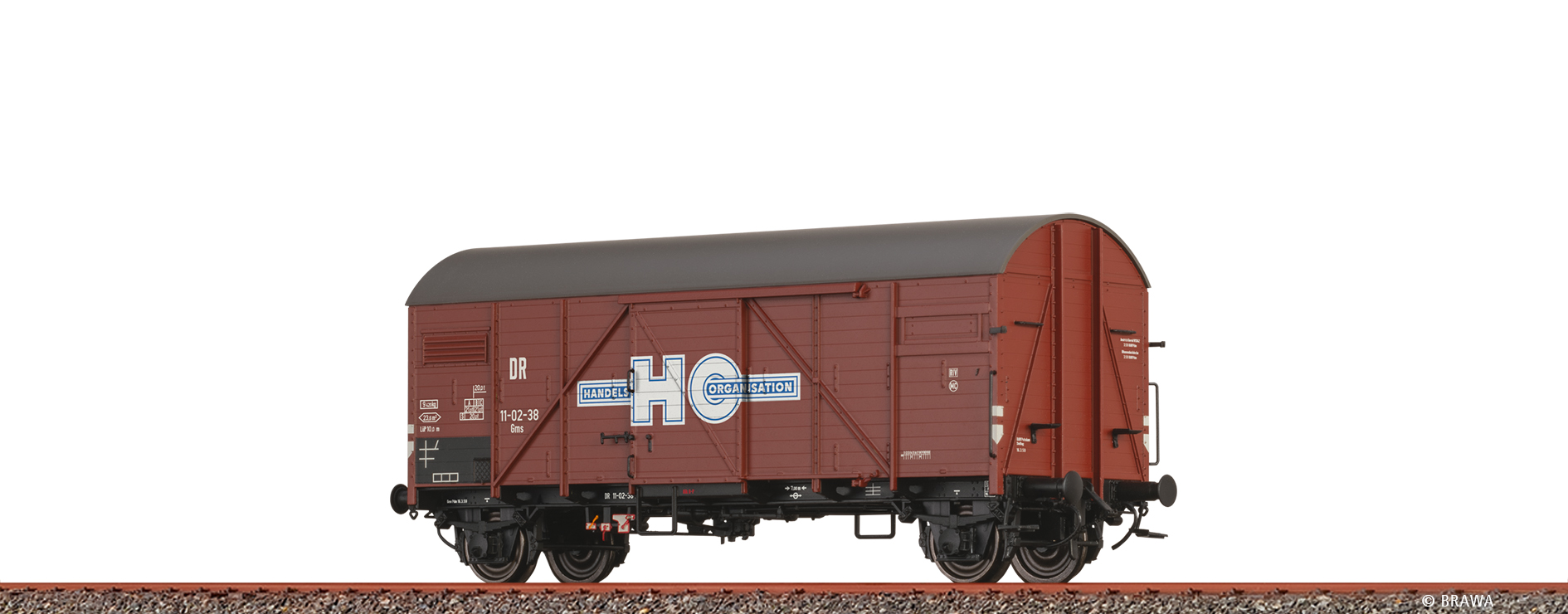 51185 DR ged. Güterwagen Gms "HO" Ep.3