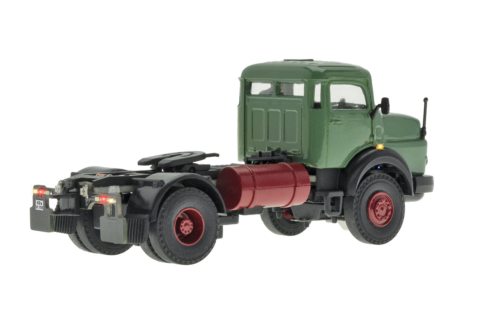 Viessmann 8155 CarMotion: MB Rundhauber (2a) SZM grün