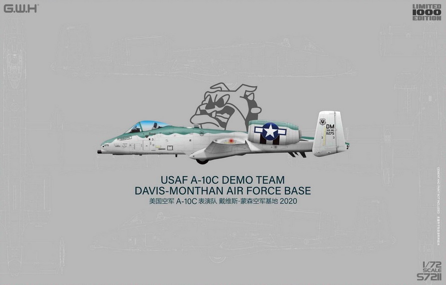 S7211 USAF A-10C Demo Team DAVIS-MONTHAN