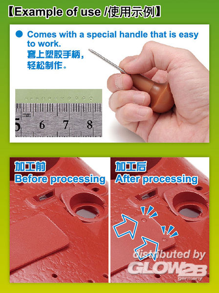 Master Tools 08020 Micro-Nieten-Stanzer - Nietenstempel