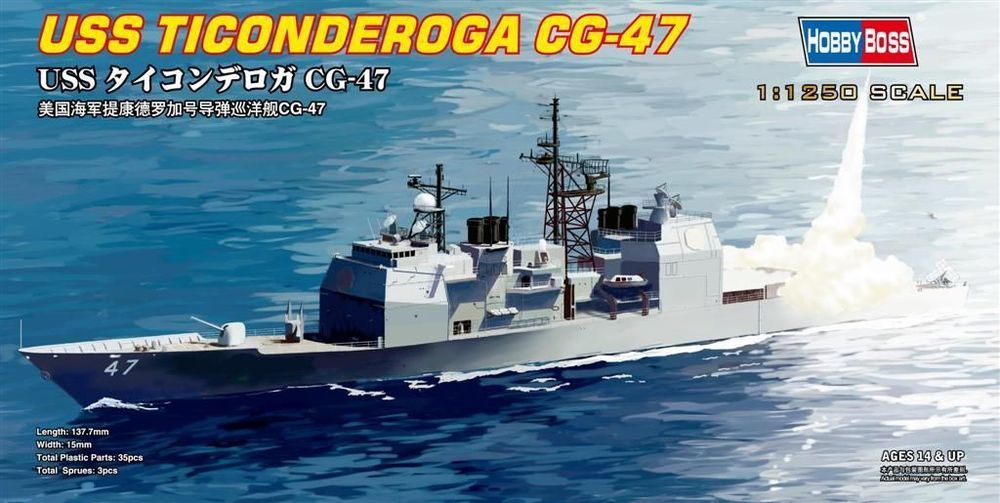 82501 USS TICONDEROGA CG-47
