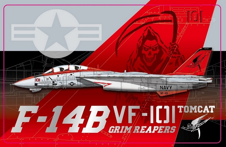 Great Wall Hobby S7204 US Navy F-14B VF-101 'Grim Reapers'