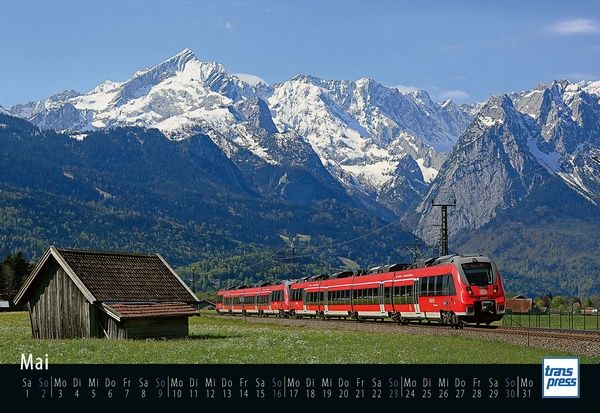 Transpress 71794 Faszination Eisenbahn Kalender 2027