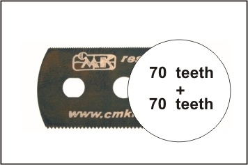 H1001 CMK: Sägeblatt, beidseitig feine Zähne