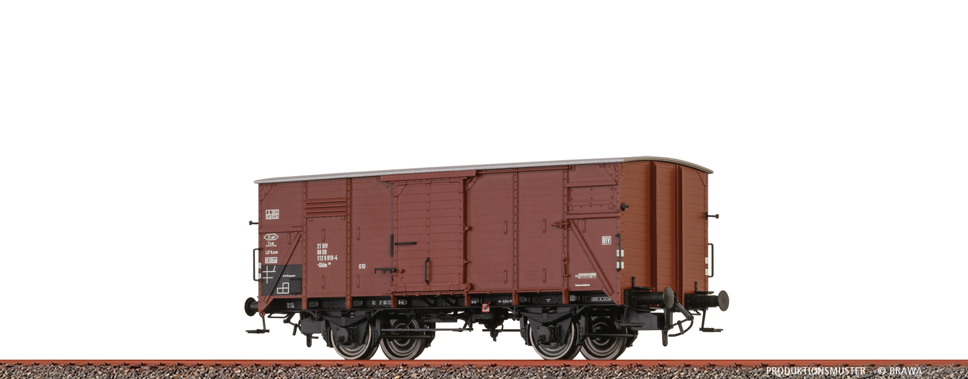 51253 DB gedeckter Güterwagen Gklm191 Ep.4