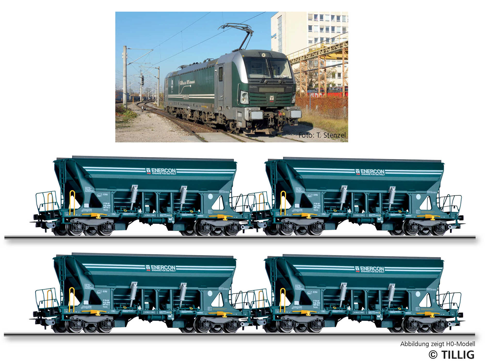 01094 Güterzugset Sandtransport der Enercon Gm