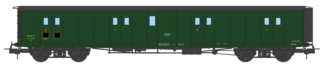 VB-351 SNCF Gepäckwagen 4-achs Ep.3