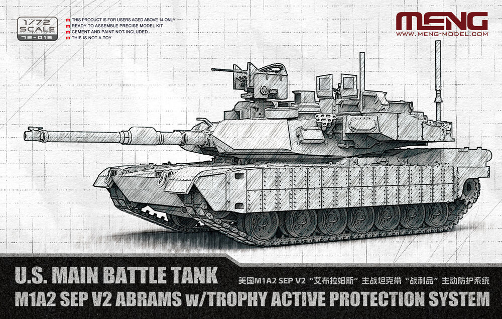 72-016 U.S. Main Battle Tank M1A2 SEP V2 Abrams