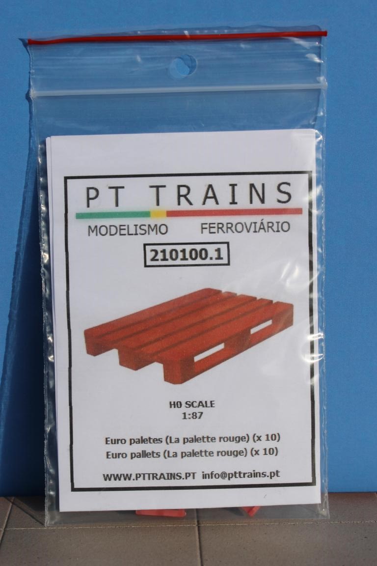 PT210100.1 Europallets (Packung 10 Stück) rot