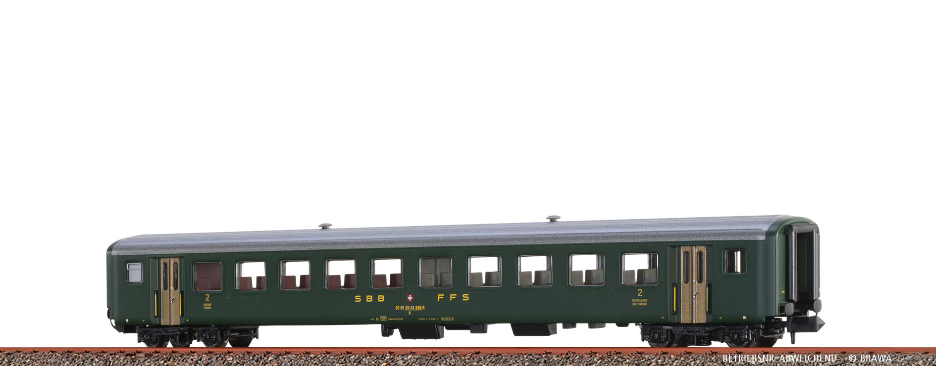 65240 SBB Einheitswagen EWII  B 2.Kl. Ep.4
