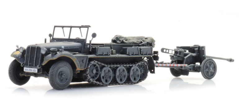 6870488 Sd.Kfz.10 & PAK 38 grau Wehrwacht