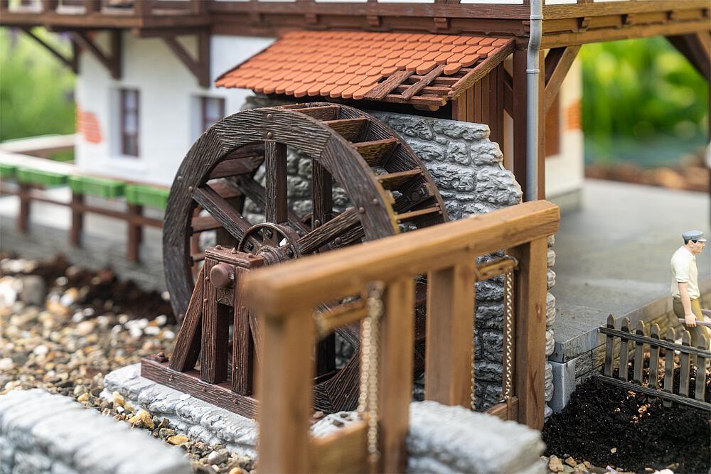 331115 Wassermühle mit Fachwerk