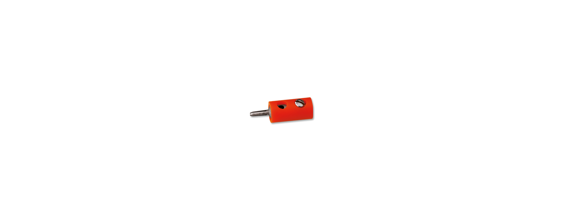 3756 Querlochstecker, orange 1,6 mm 10 St.