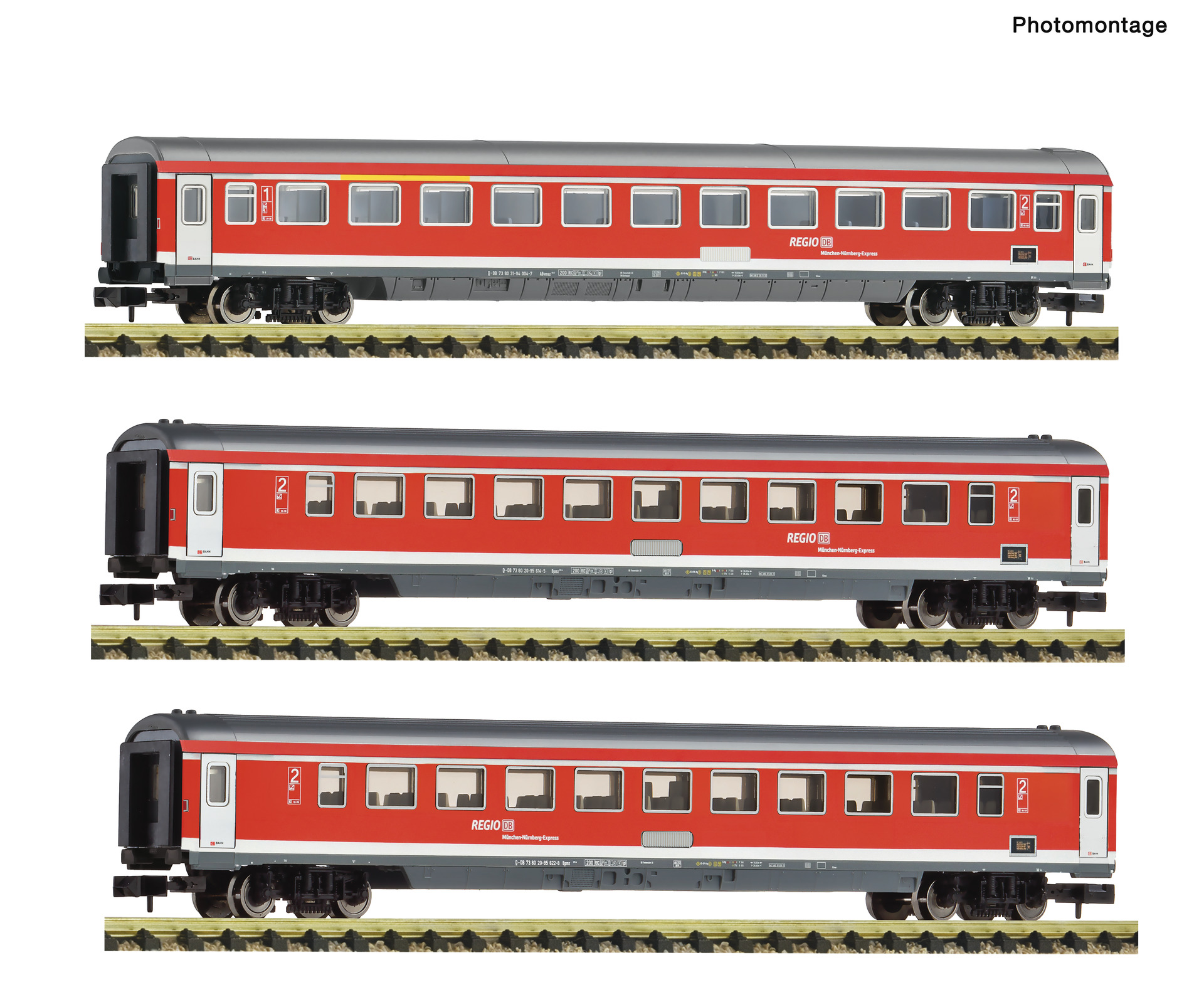6260126 DB AG MNE Personenwagen-Set 3-tlg Ep.6