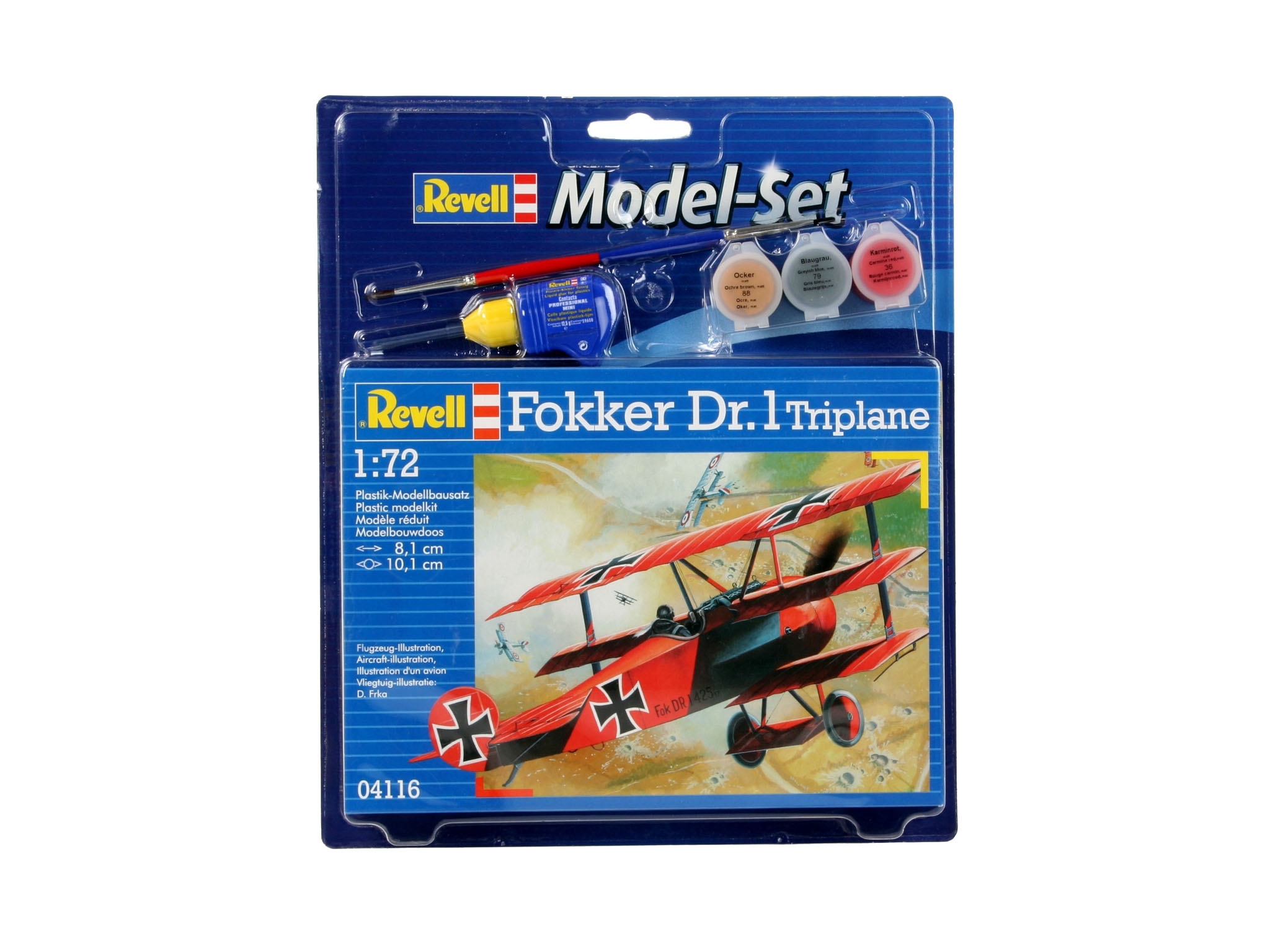 64116 ModelSet: Fokker Dr.I
