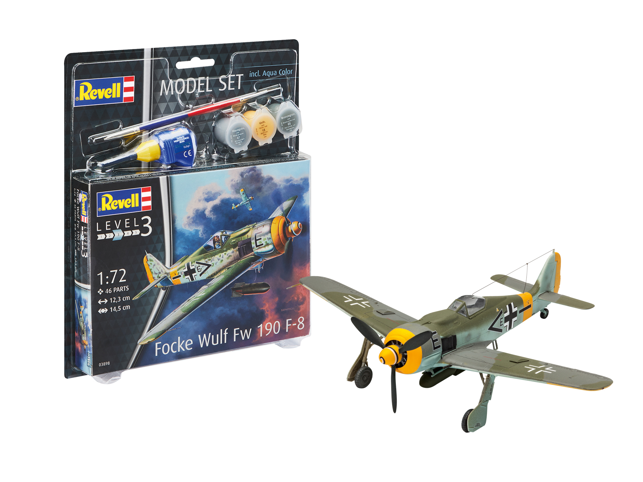 63898 ModelSet: Focke Wulf Fw190 F-8